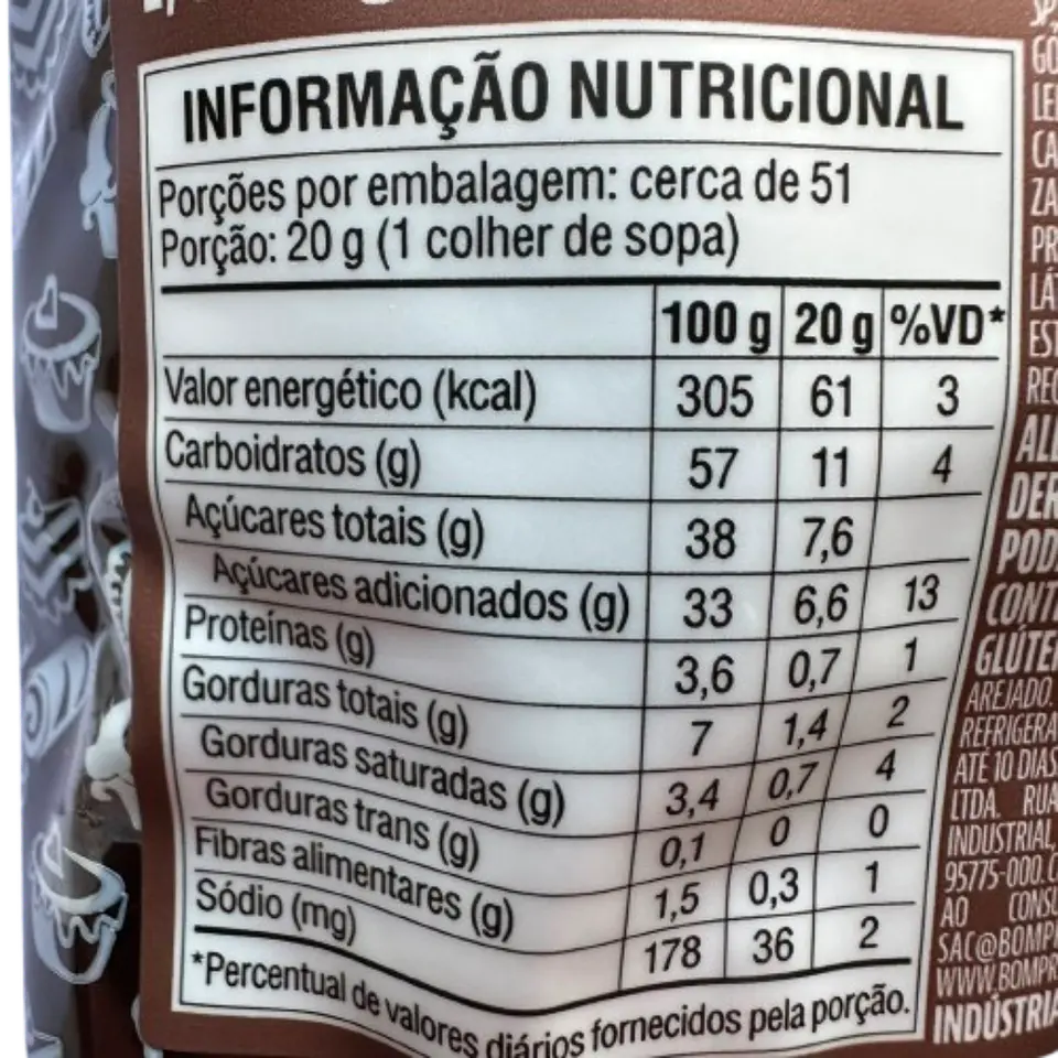 Relleno Chocolate Intenso Con Cafe Bon Principio 1 kg 4