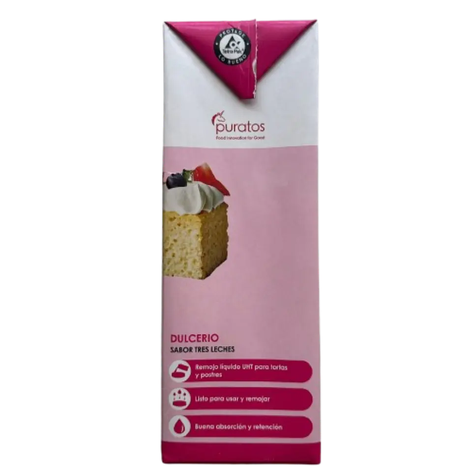 Remojo Liquido Tres Leches Dulcerio Puratos 1L 2