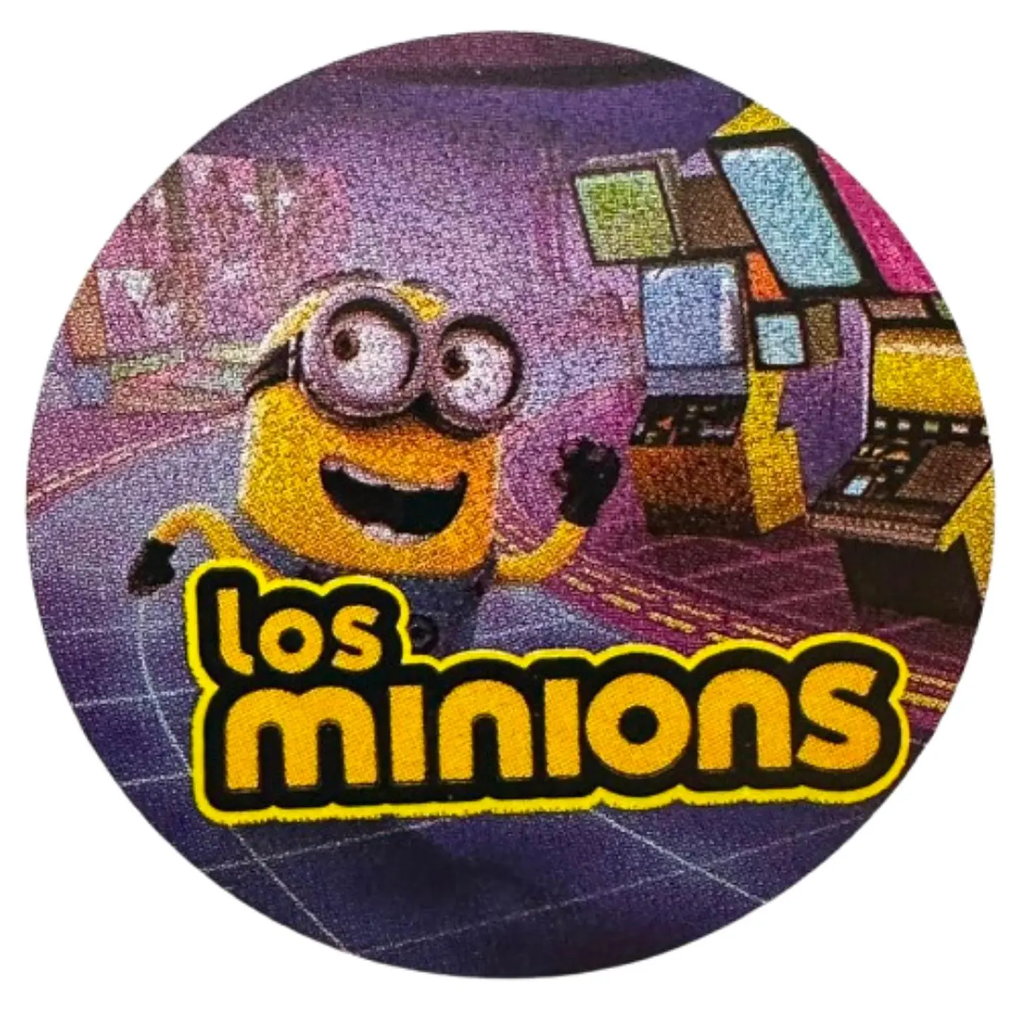 Sticker Minions 6 Diseños 100un 38mm 3