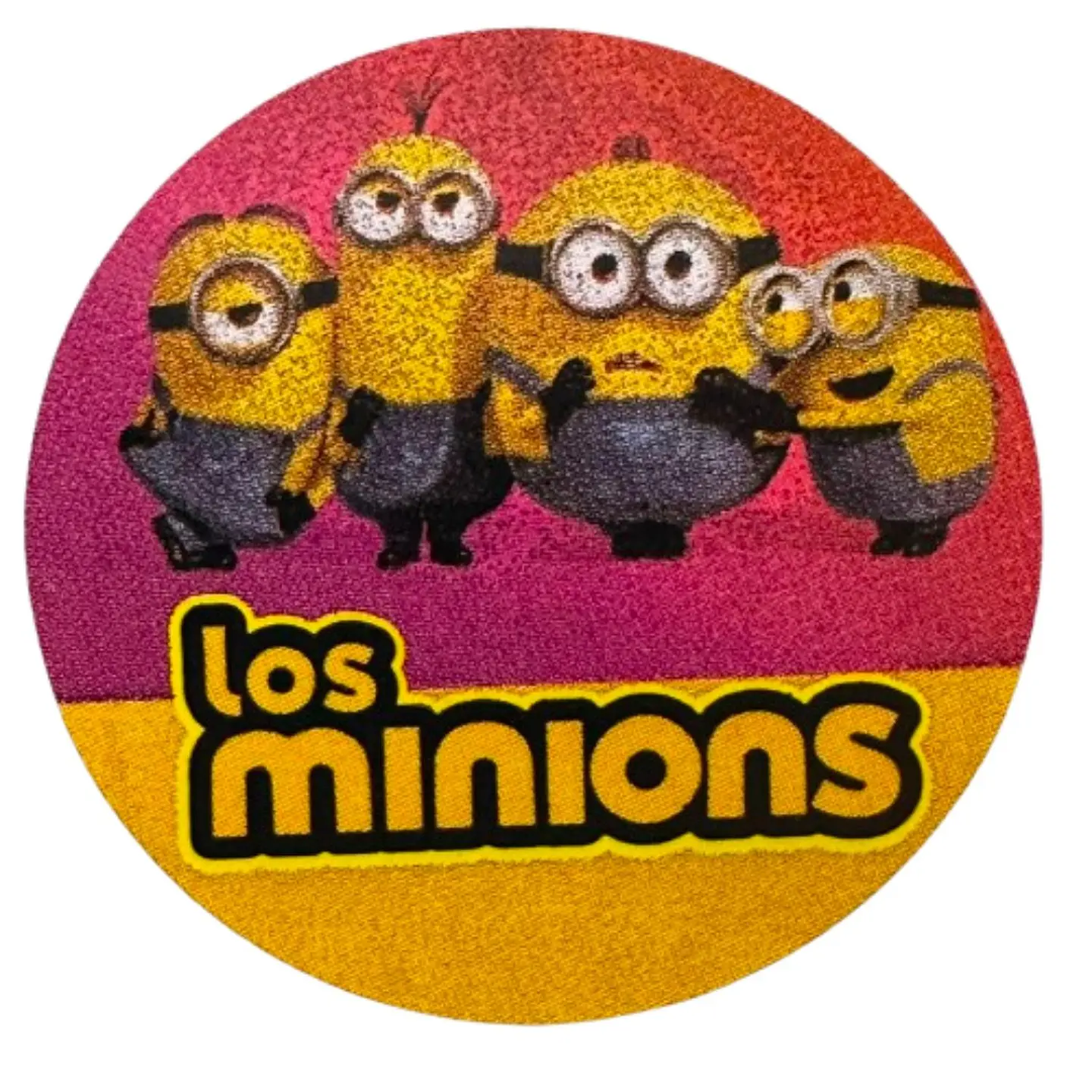 Sticker Minions 6 Diseños 100un 38mm 4