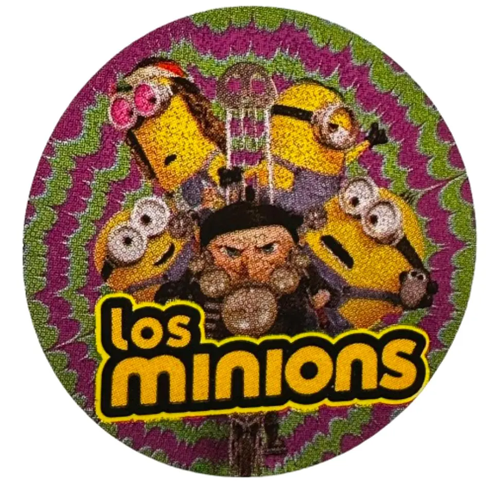 Sticker Minions 6 Diseños 100un 38mm 7