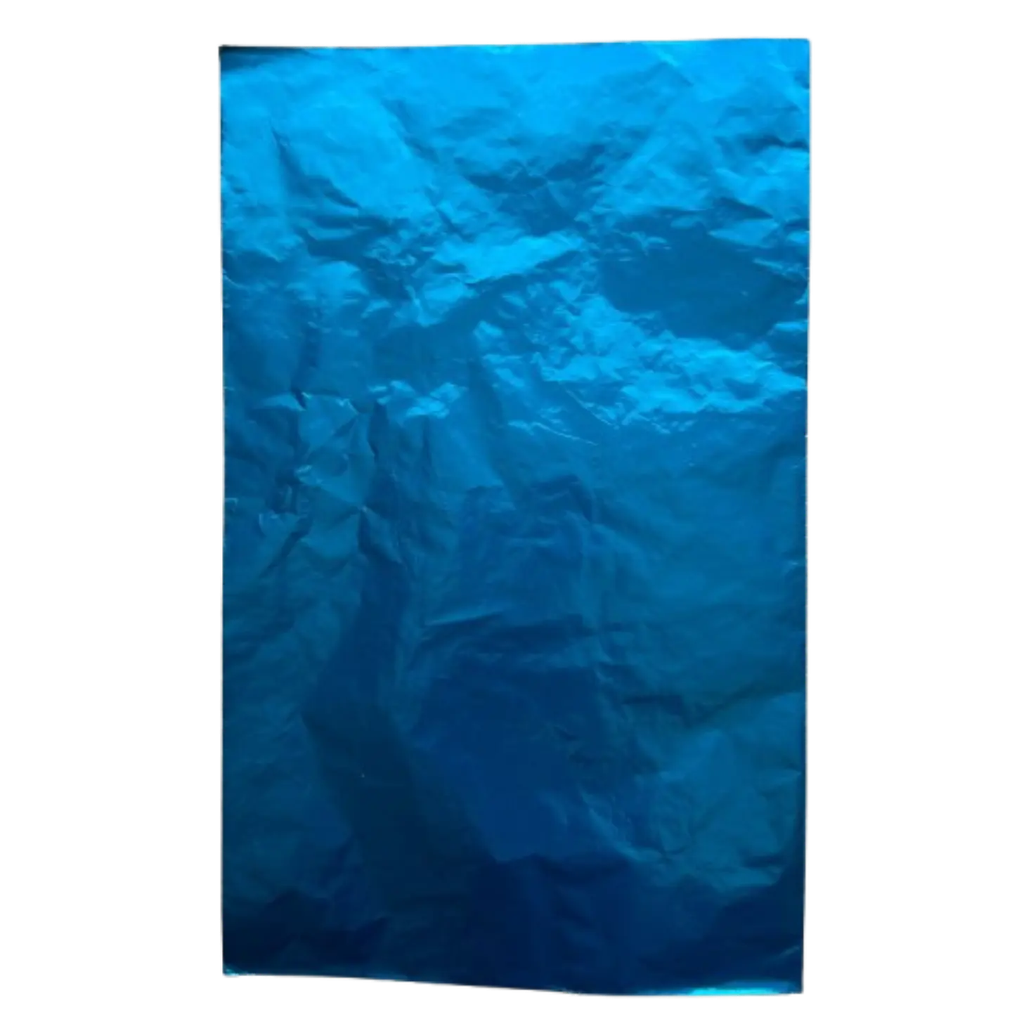 Pliego Papel Aluminio Azul Para Chocolate 43x58cm 1