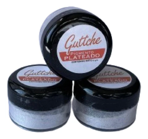 Pigmento Matizador Plateado Comestible Guttche 5g