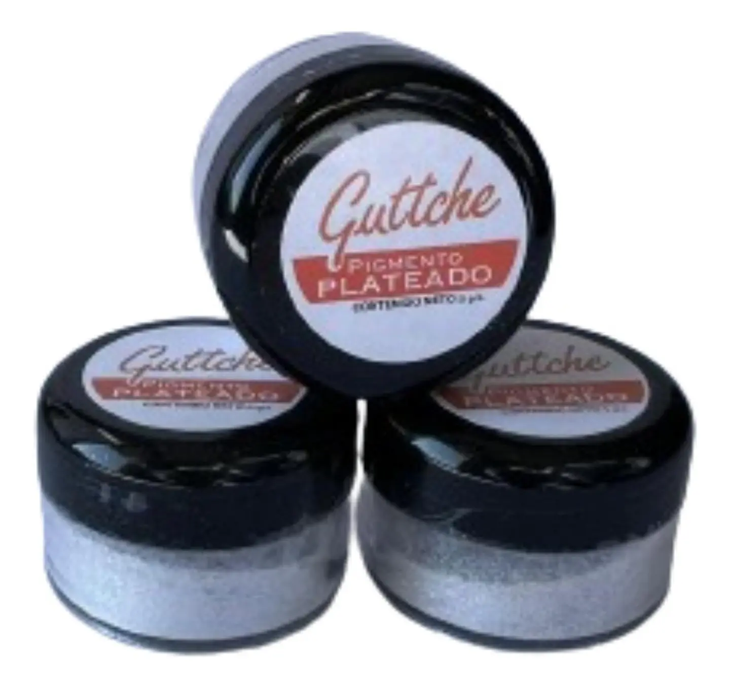 Pigmento Matizador Plateado Comestible Guttche 5g 1