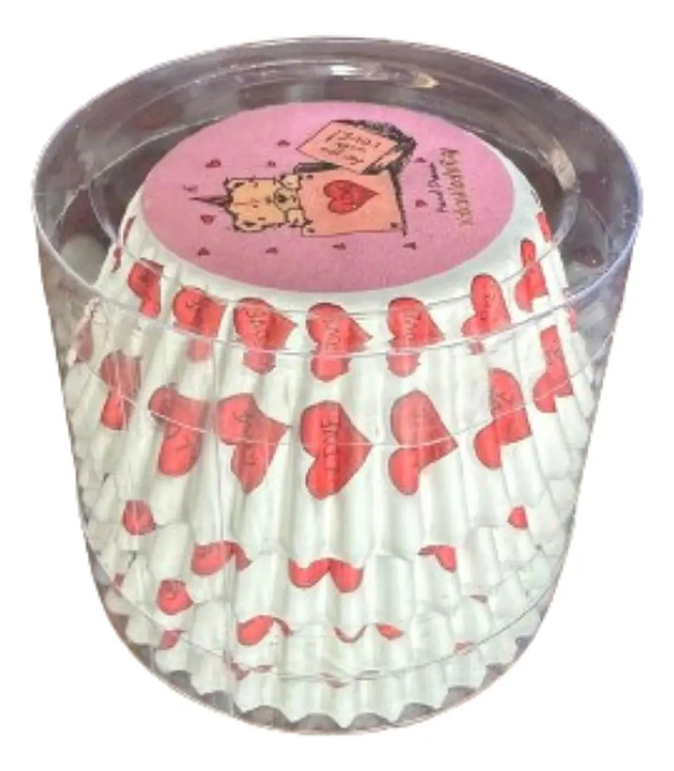 Capsulas Mini Cupcake Diseño D Osito 100un E75xIn35mm 2