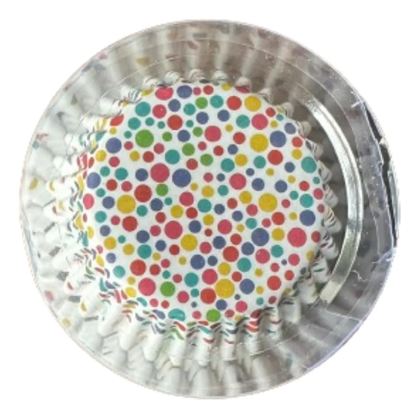 Capsulas Mini Cupcake Diseño A Punto Color 100un E75xIn35mm 1