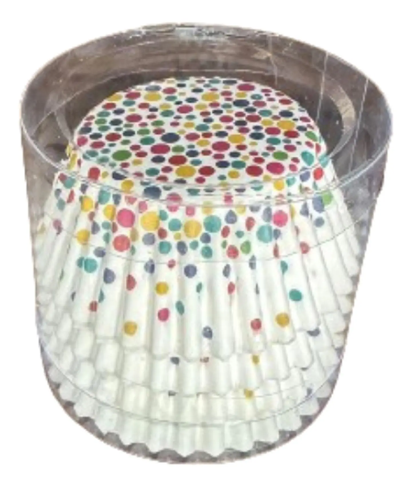 Capsulas Mini Cupcake Diseño A Punto Color 100un E75xIn35mm 2