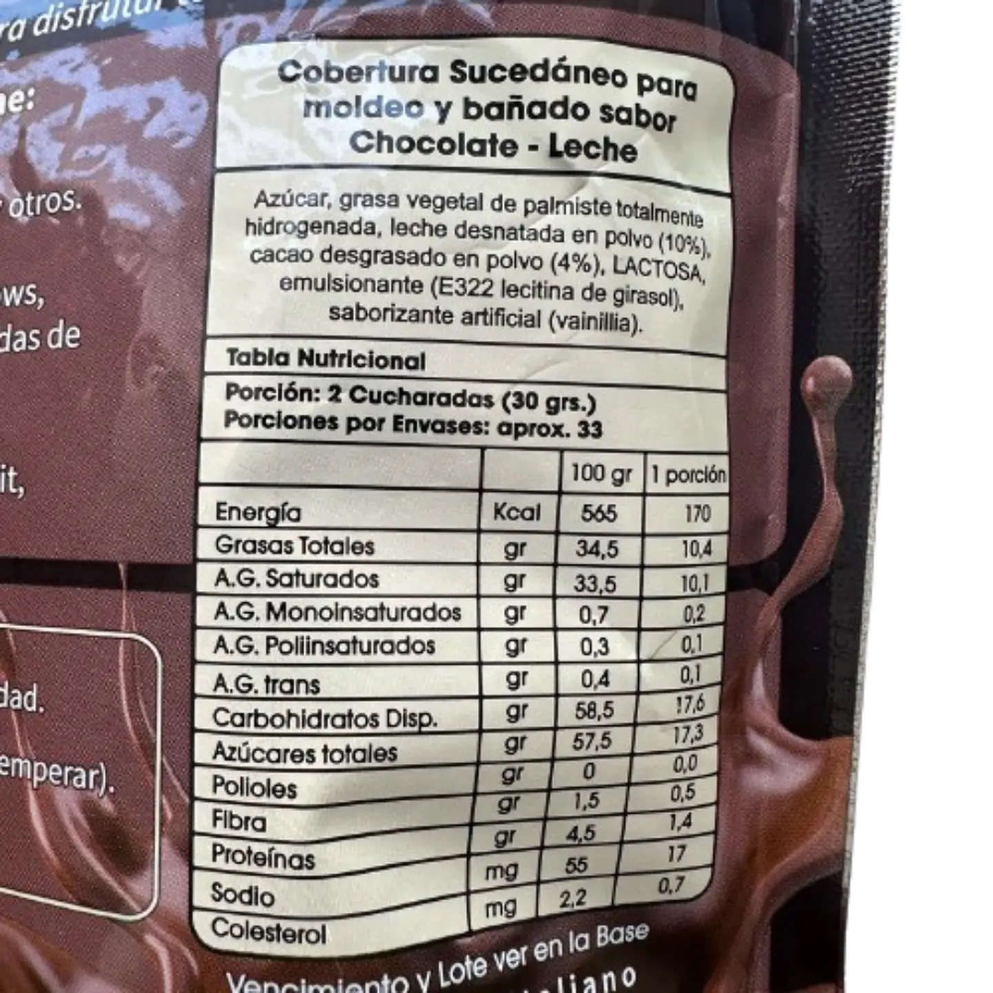 Cobertura Chocolate De Leche Discos Caravella 1kg 2