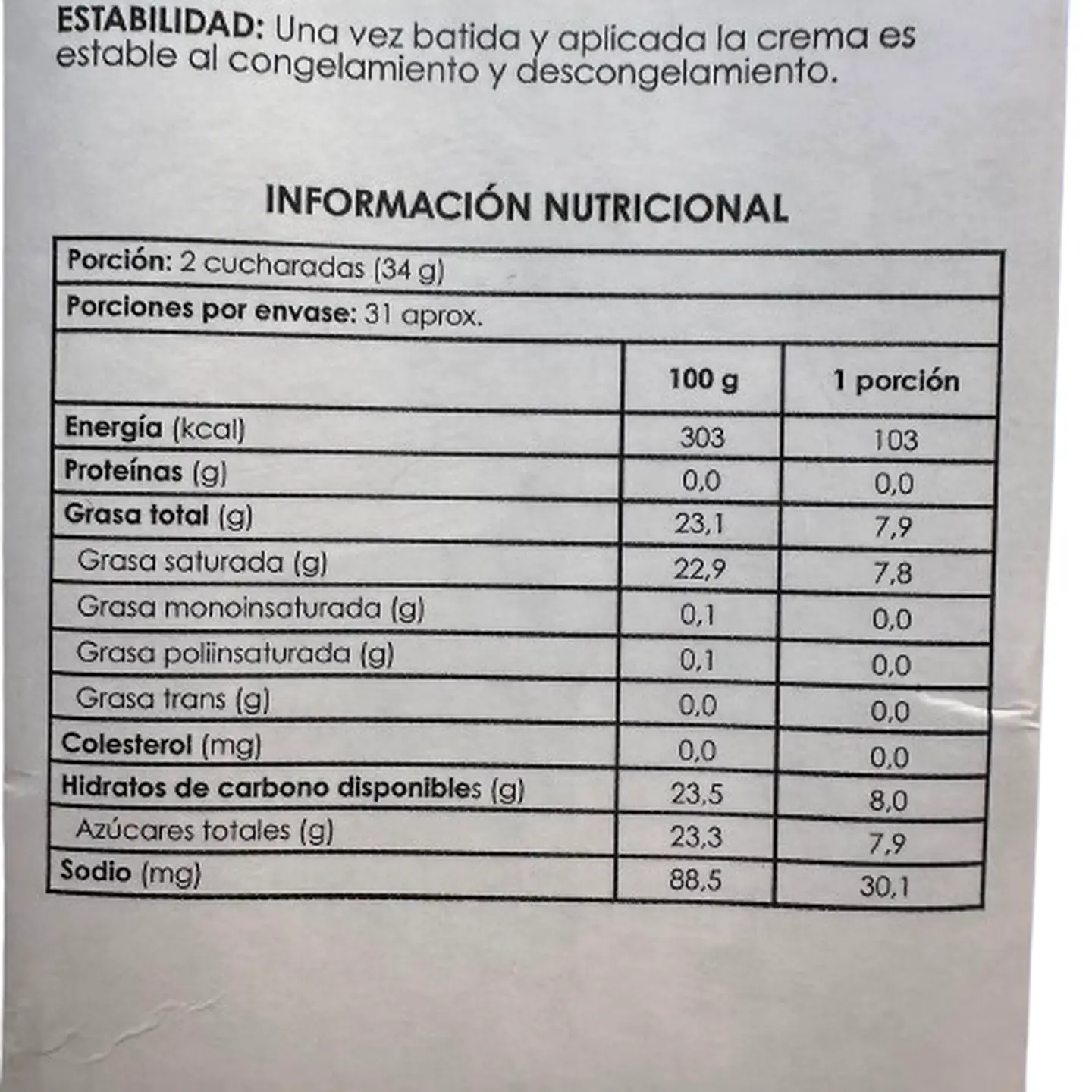 Crema Vegetal Para Batir Ambiante Puratos 1L 3