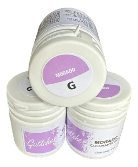 Colorante Gel Morado Comestible Reposteria Guttche 20g