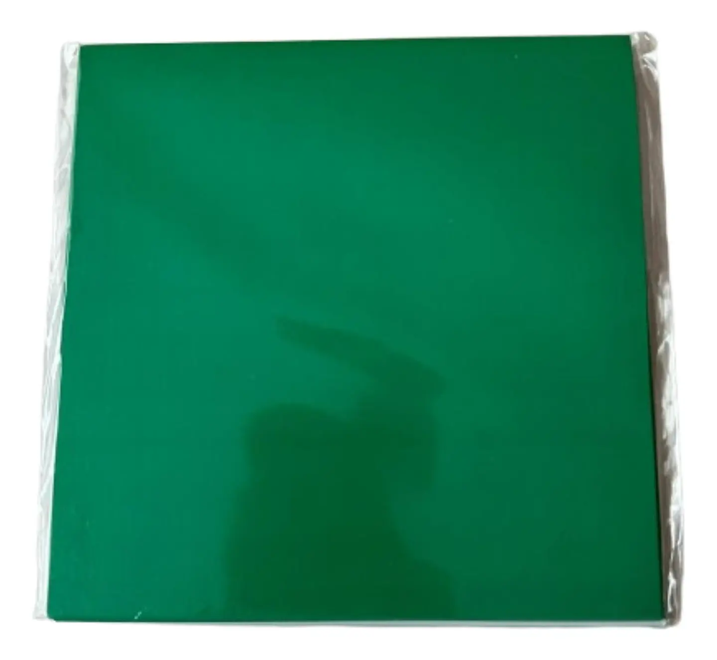 Papel Alfajor Verde Ceresinado 100un 14x14cm 1