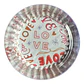 Capsulas Mini Cupcake Diseño C Love 100un E75xIn35mm - Miniatura 1
