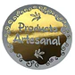 Sticker Producto Artesanal Dorado 100un 38mm - Miniatura 1