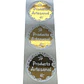Sticker Producto Artesanal Dorado 100un 38mm - Miniatura 2