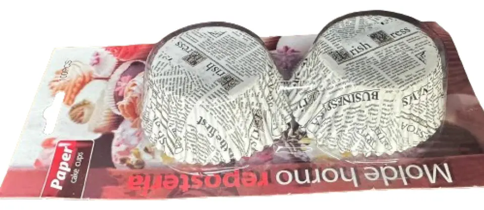 Capsulas Cupcake Diseño E News 100un E110xIn52mm 2