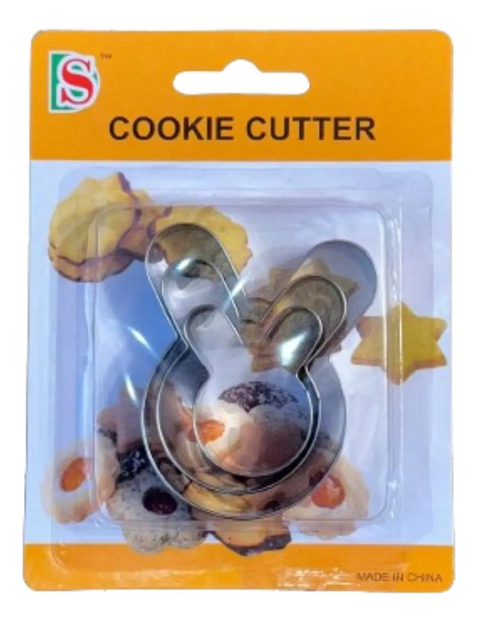 Cortador Galletas Conejo 3 pcs 1