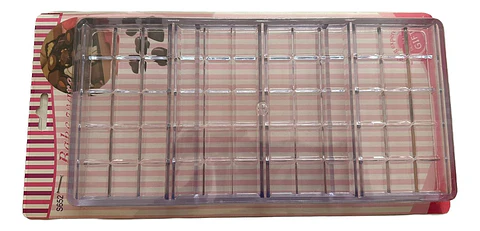 Molde Acrilico Para Chocolate Barras Chocolate 3 Cavidades