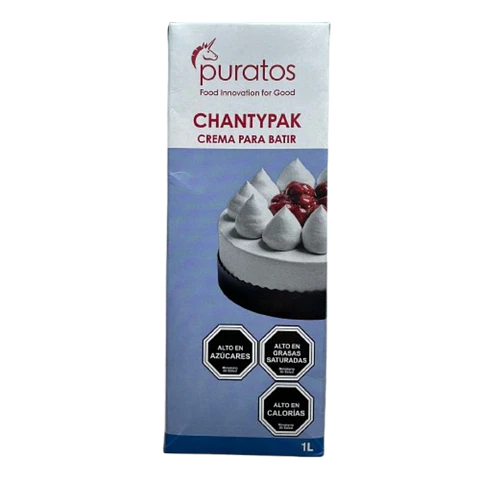 Crema Vegeral Para Batir Chantypak Puratos 1L