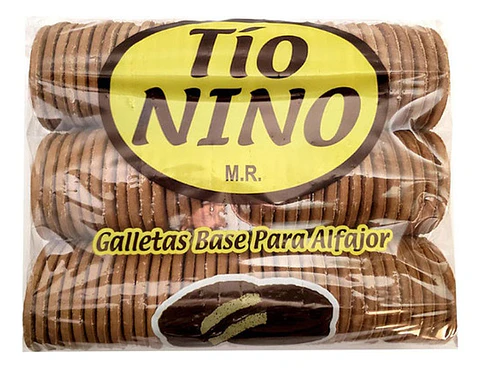 Galletas Tapas De Alfajor Tio Nino 100un