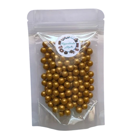 Perlas Doradas Comestibles 8mm 70g
