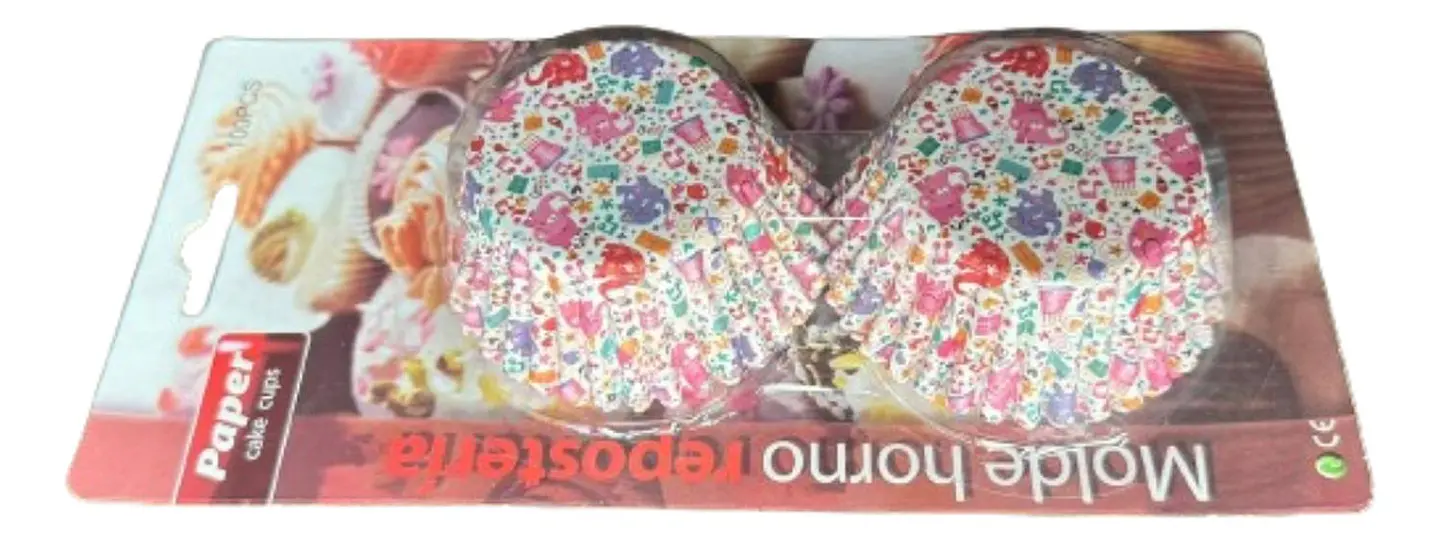 Capsulas Cupcake Diseño B Elefantes 100un E110xIn52mm 2