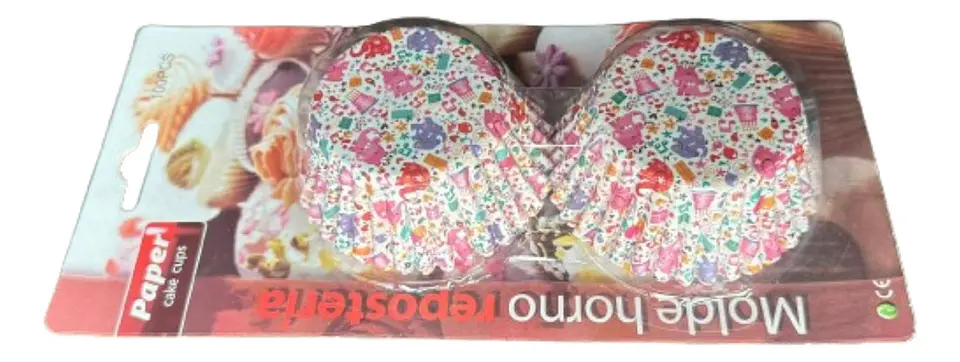Capsulas Cupcake Diseño B Elefantes 100un E110xIn52mm 2