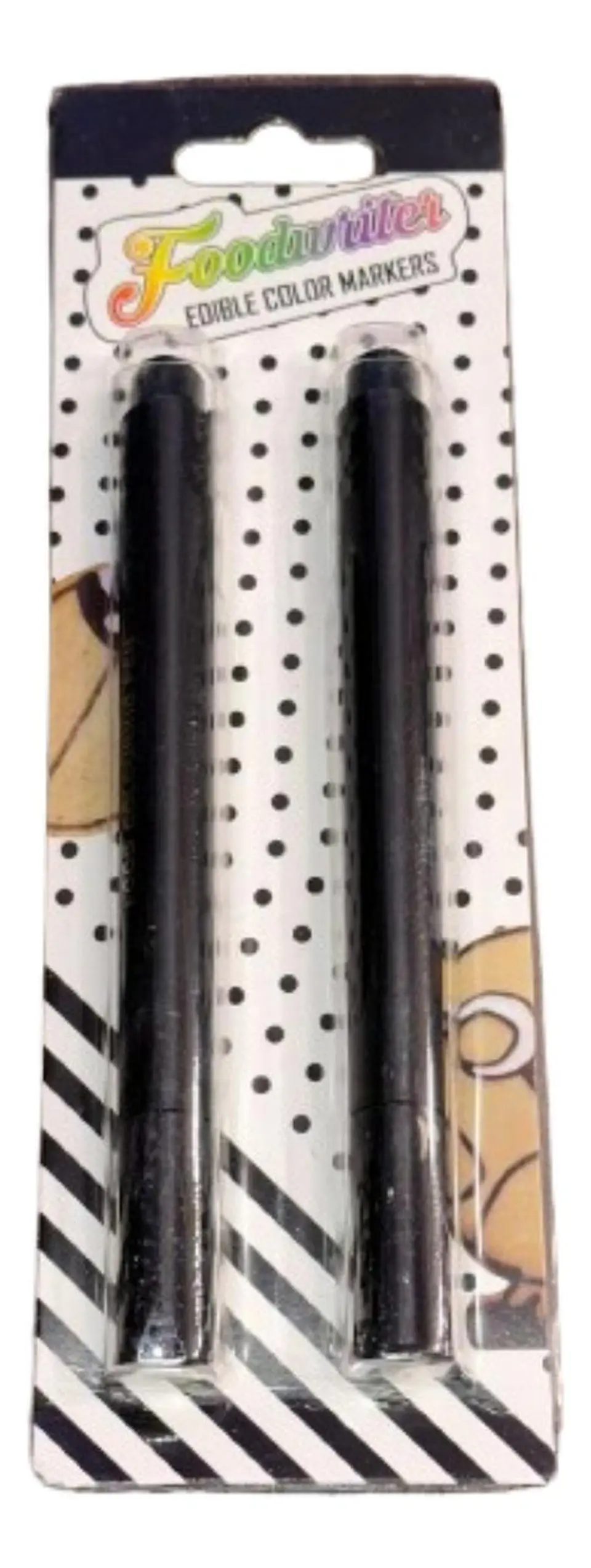 Lapices Marcadores Comestibles Negro 2un 1