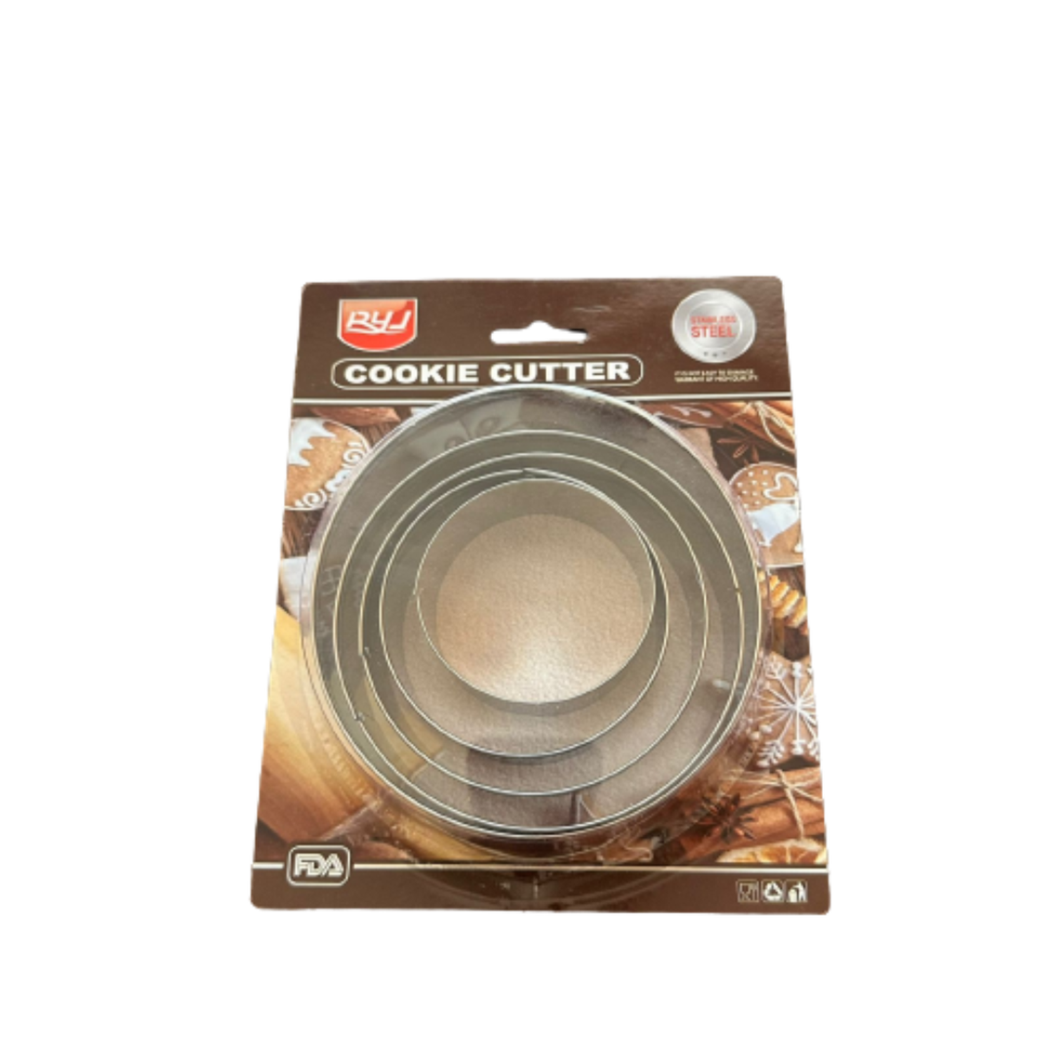 Cortador Galletas Circular 5 pcs