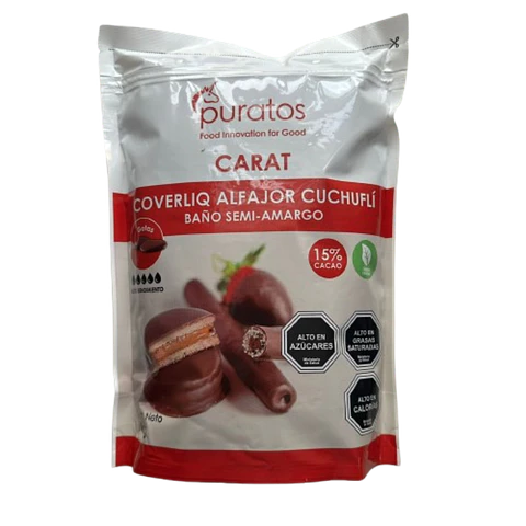 Cobertura Chocotate Coverliq Semi Amargo Carat Puratos 1kg
