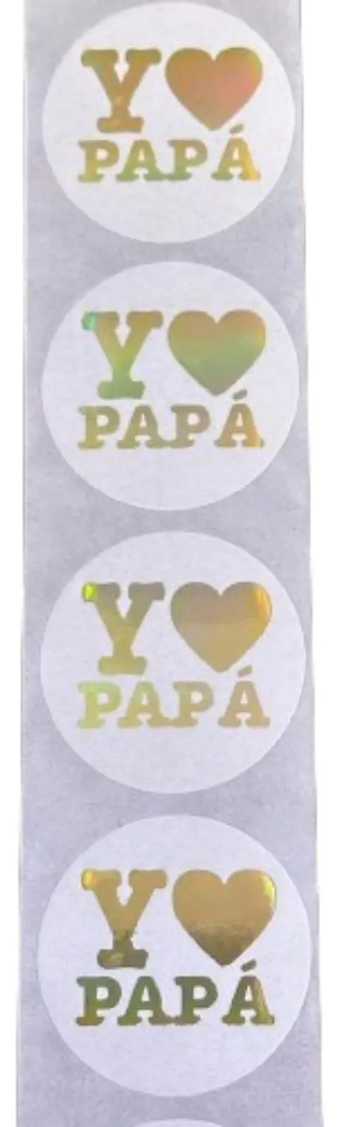 Sticker Dia Del Padre 100un 38mm
