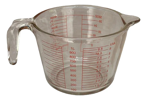 Jarra Medidora Vidrio Allegra 1L