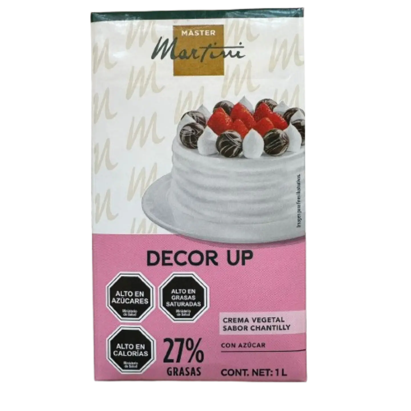 Crema Vegetal Para Batir Decor Up Master Martini 1L 1