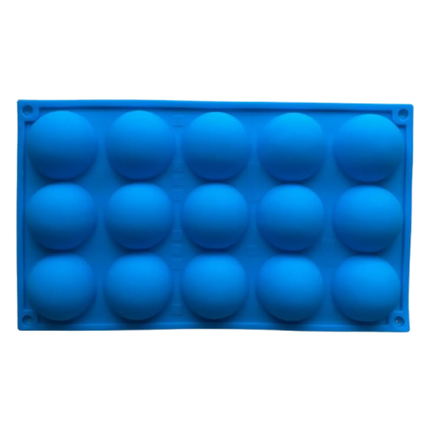Molde Silicona 15 Esferas Medianas 29,5x19,3cm 3