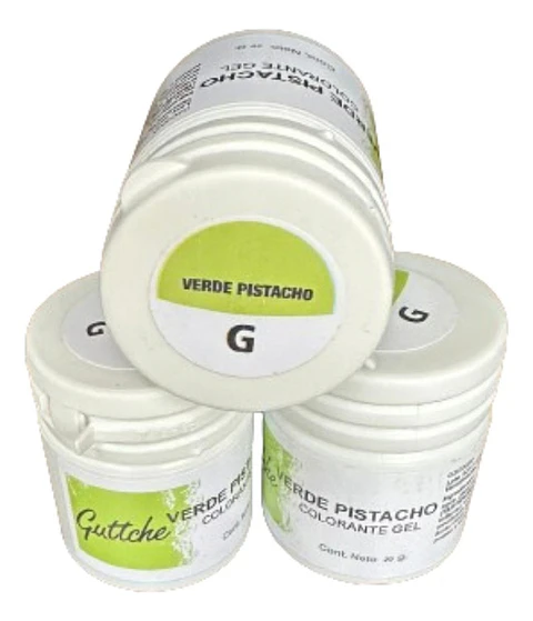 Colorante Gel Verde Pistacho Comestible Repost. Guttche 20g