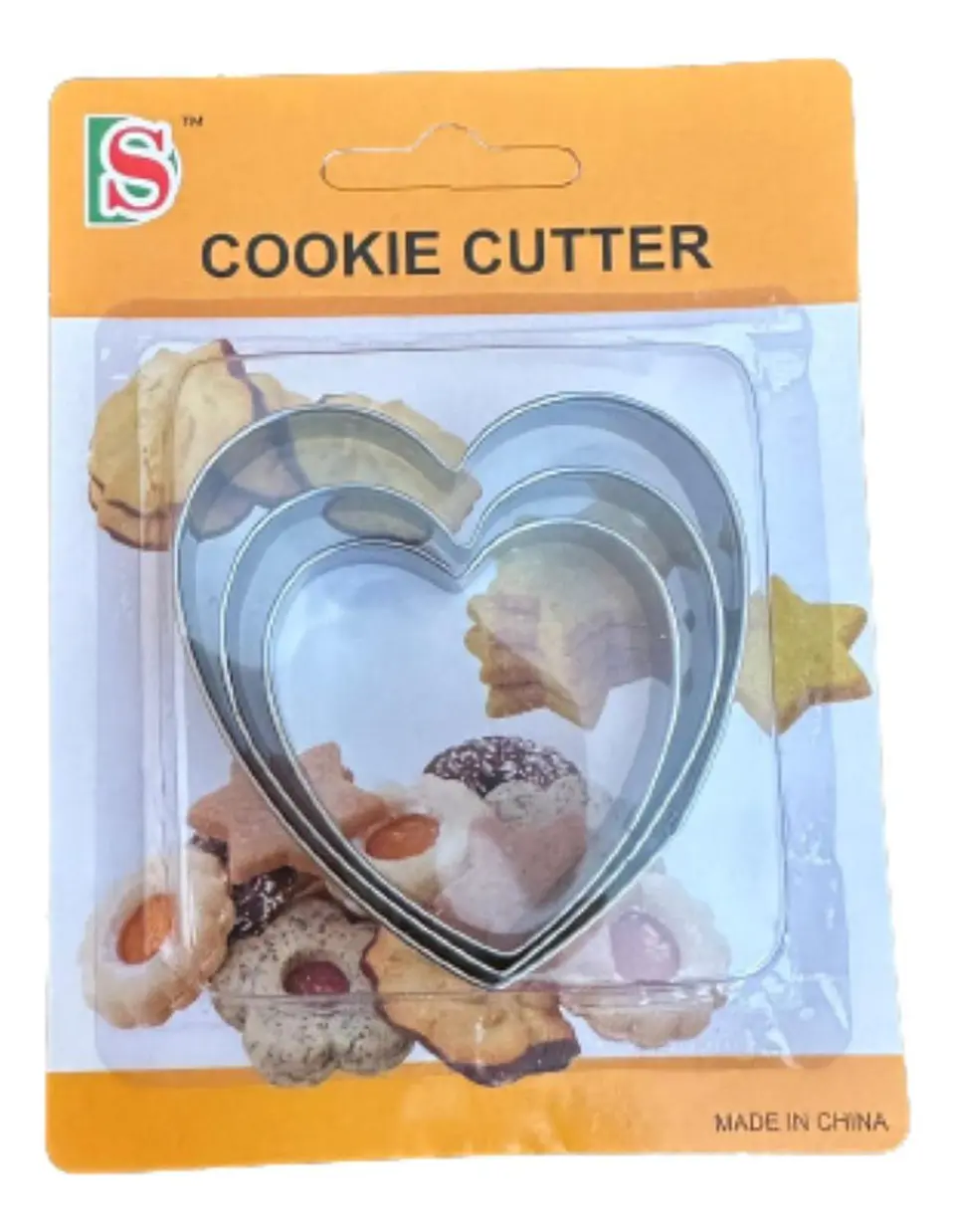Cortador Galletas Corazon 3 pcs 1