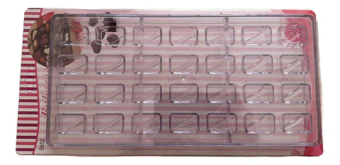 Molde Acrilico Para Chocolate Nugget 28 Cavidades