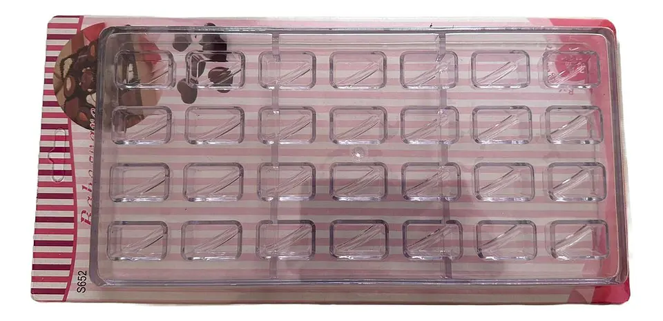 Molde Acrilico Para Chocolate Nugget 28 Cavidades 1
