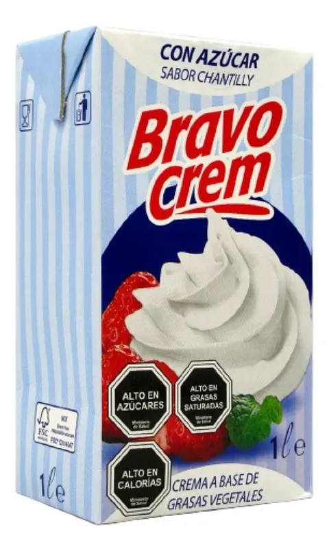 Crema Vegetal Para Batir Bravo Cream Master Martini 1L
