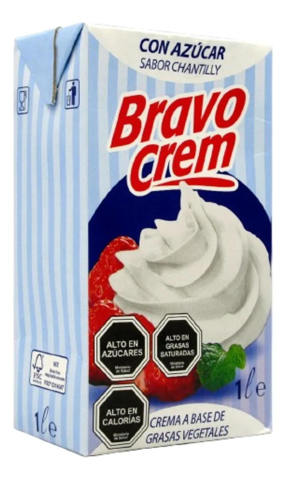 Crema Vegetal Para Batir Bravo Cream Master Martini 1L 1