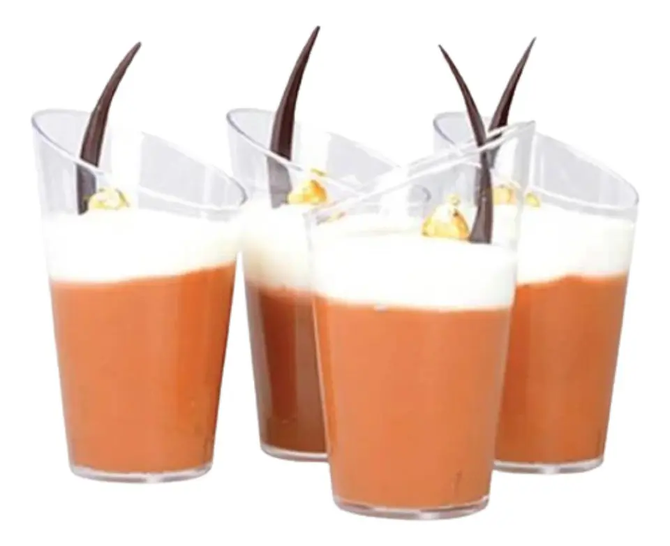 Pack 20 Vaso Acrilico Bisel 60ml 2