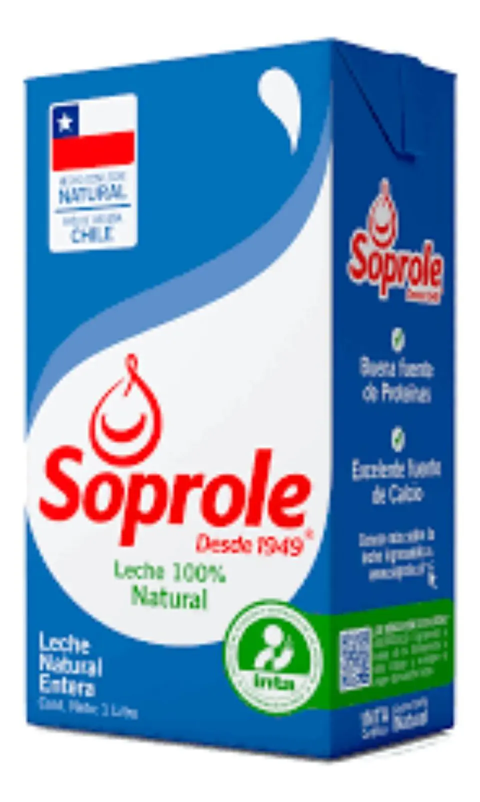 Leche Liquida Entera Soprole 1L 1