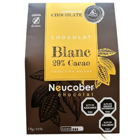 Chocolate 29% Cacao Blanco Monedas 816 Neucober 1kg