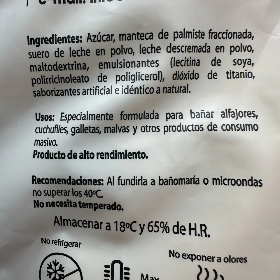 Cobertura Chocolate 410 Blanco Gotas Neucober 1kg 3