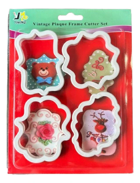 Cortador Galletas Marco Vintage 4 pcs