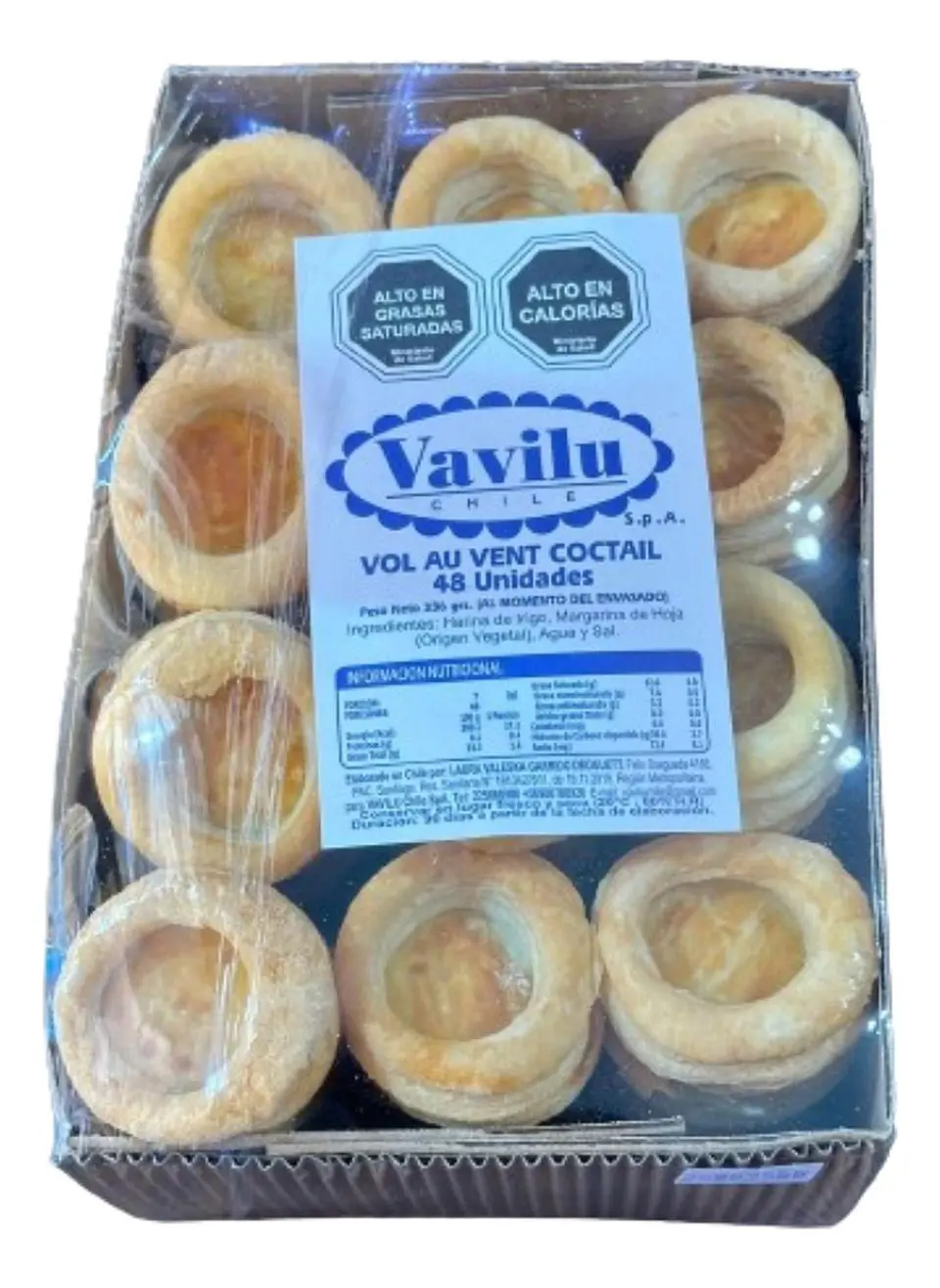 Vol Au Vent De Hoja Coctail Vavilu 48un 1