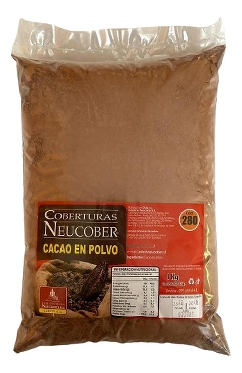 Cacao En Polvo 100% Puro Neucober 1kg