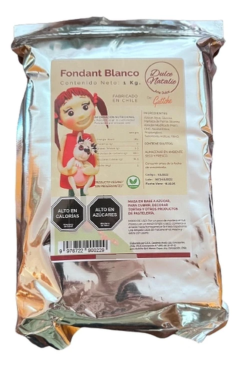 Fondant Blanco Dulce Natalie Guttche 1kg
