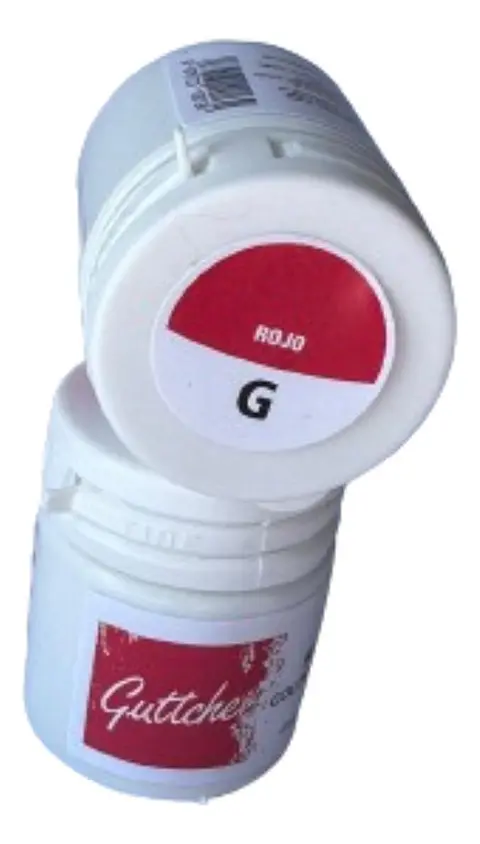 Colorante Gel Rojo Comestible Reposteria Guttche 20g
