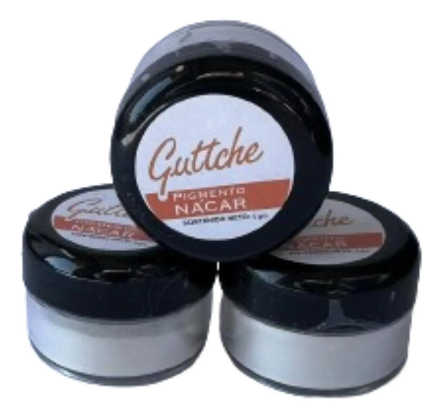 Pigmento Matizador Nacar Comestible Guttche 5g 1
