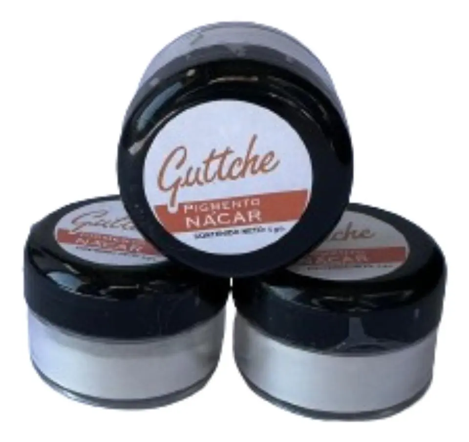 Pigmento Matizador Nacar Comestible Guttche 5g 1